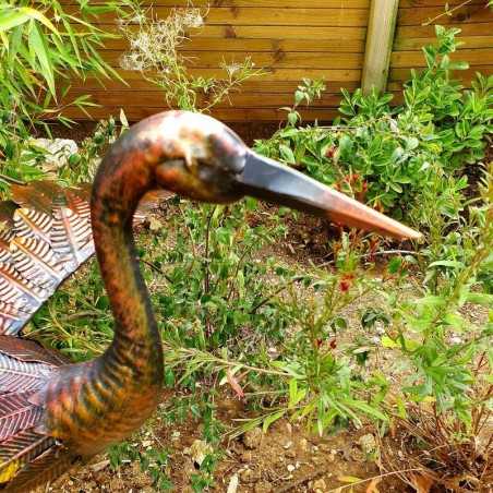 Grue kleines Modell Bronze Flügel unten 69,00 € LEZARD DU JARDIN