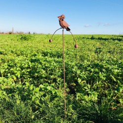 Eulen-Windspiel aus Eisen für den Garten | Lézard du Jardin France .