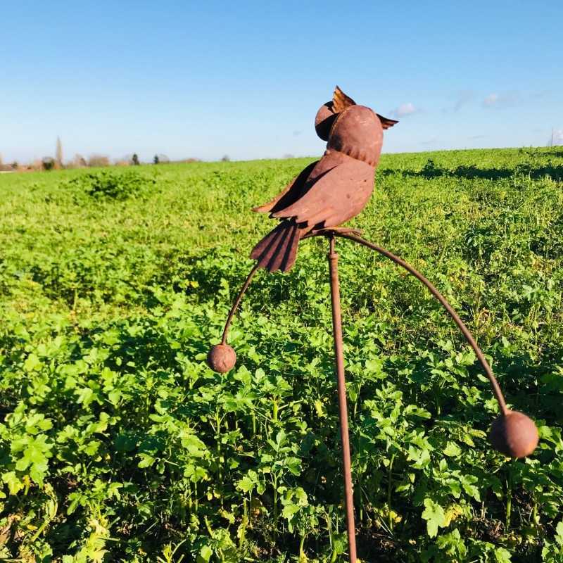 Eulen-Windspiel aus Eisen für den Garten | Lézard du Jardin France .