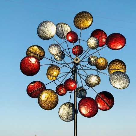 Dekorative Gartenwindmühle aus Eisen Modell MONTSEGUR