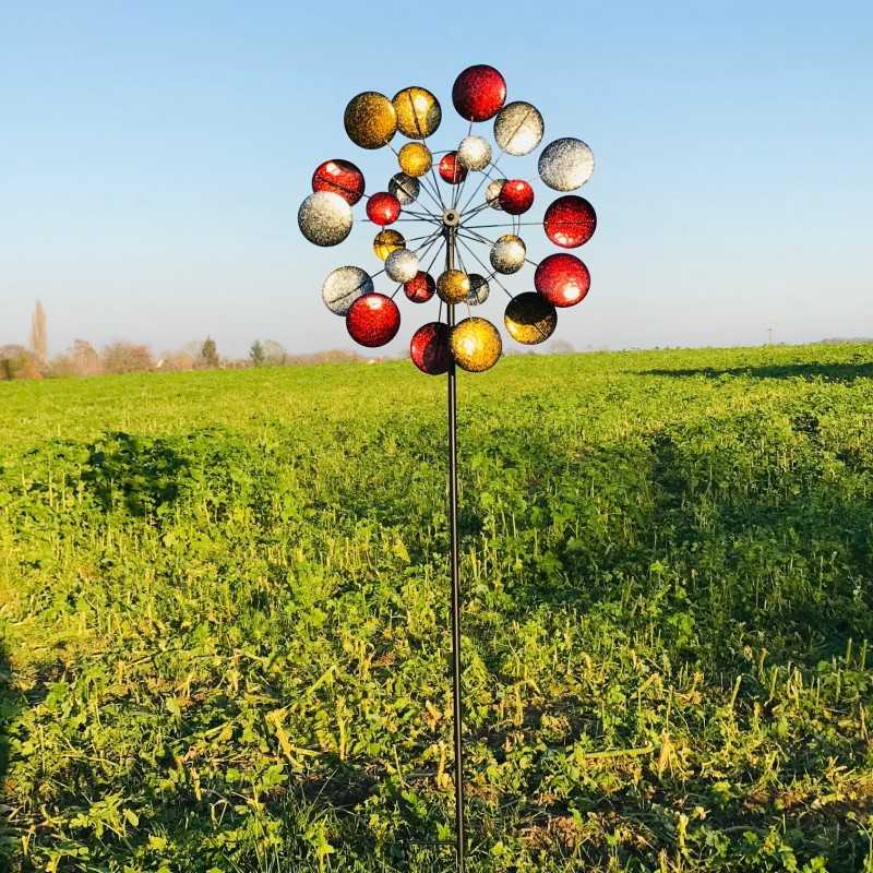 Dekorative Gartenwindmühle aus Eisen Modell MONTSEGUR