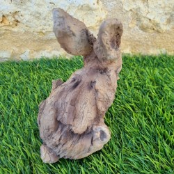 Realistische Kaninchenfigur aus Kunstharz