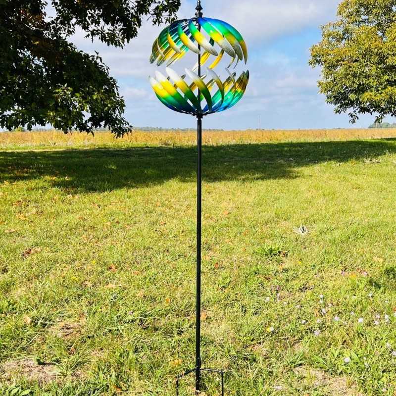 Gartenwindrad Villandry mit Doppelrotor | 205 cm