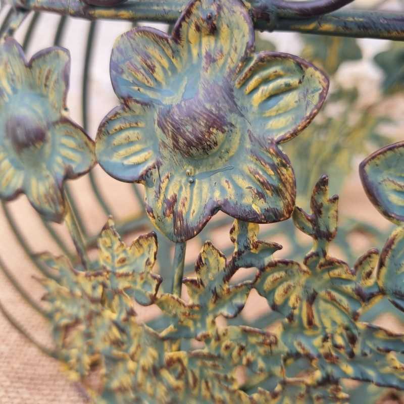 Gelb/grüner Eisenkorb 22,90 € LEZARD DU JARDIN