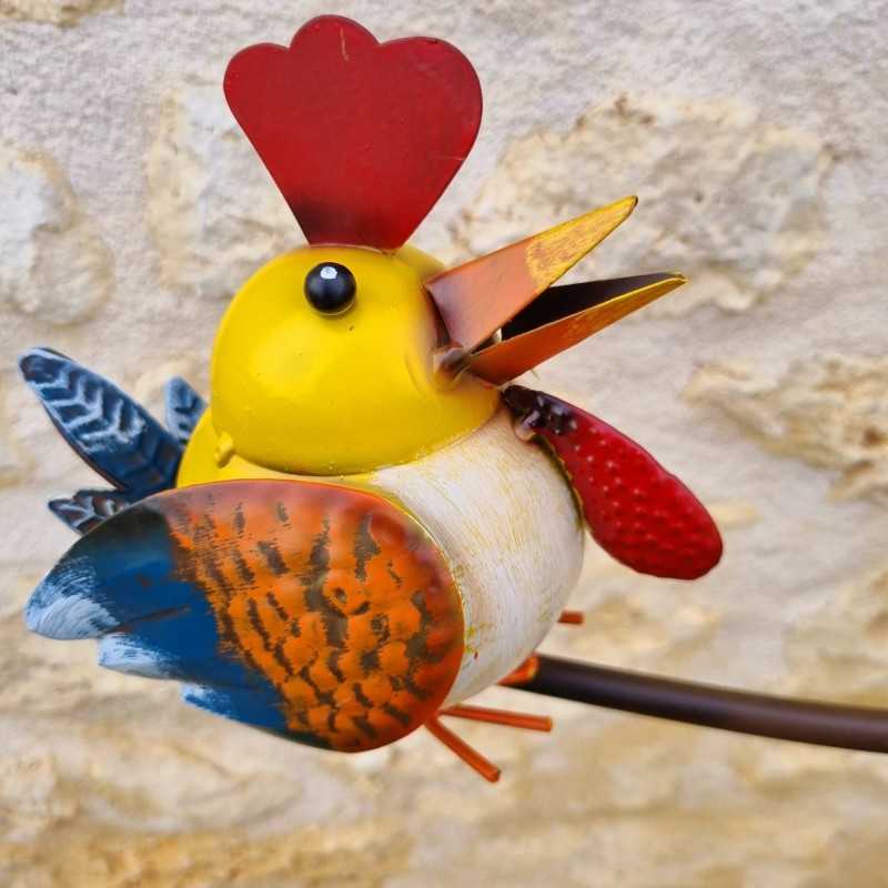 Pic Tuteur Mobile de Jardin Motif Poules Höhe 130 cm 42,90 € LEZARD DU JARDIN