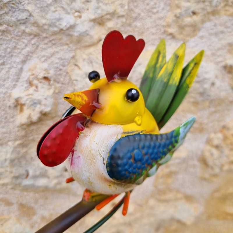 Pic Tuteur Mobile de Jardin Motif Poules Höhe 130 cm 42,90 € LEZARD DU JARDIN