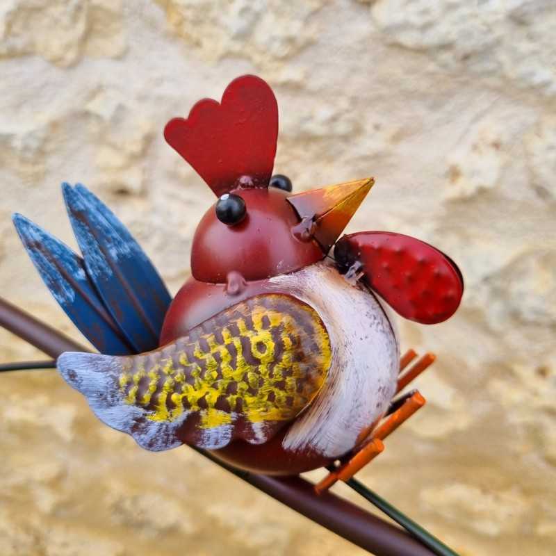 Pic Tuteur Mobile de Jardin Motif Poules Höhe 130 cm 42,90 € LEZARD DU JARDIN