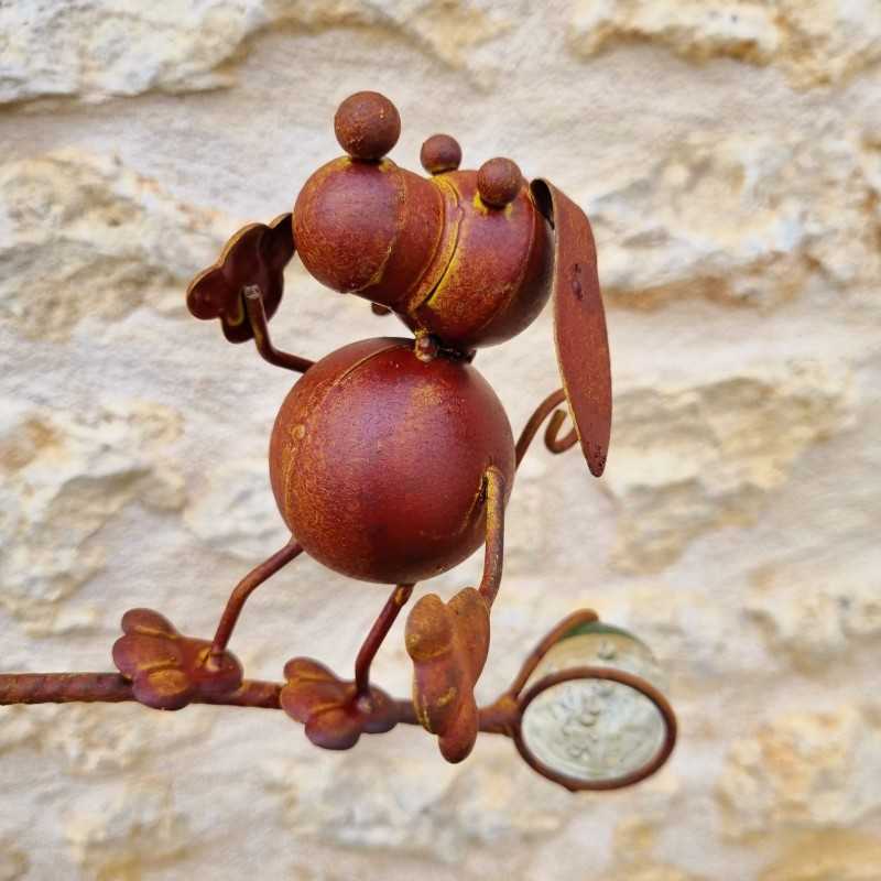 Gartendekoration Metall-Mobile Hunde. -LEZARD DU JARDIN