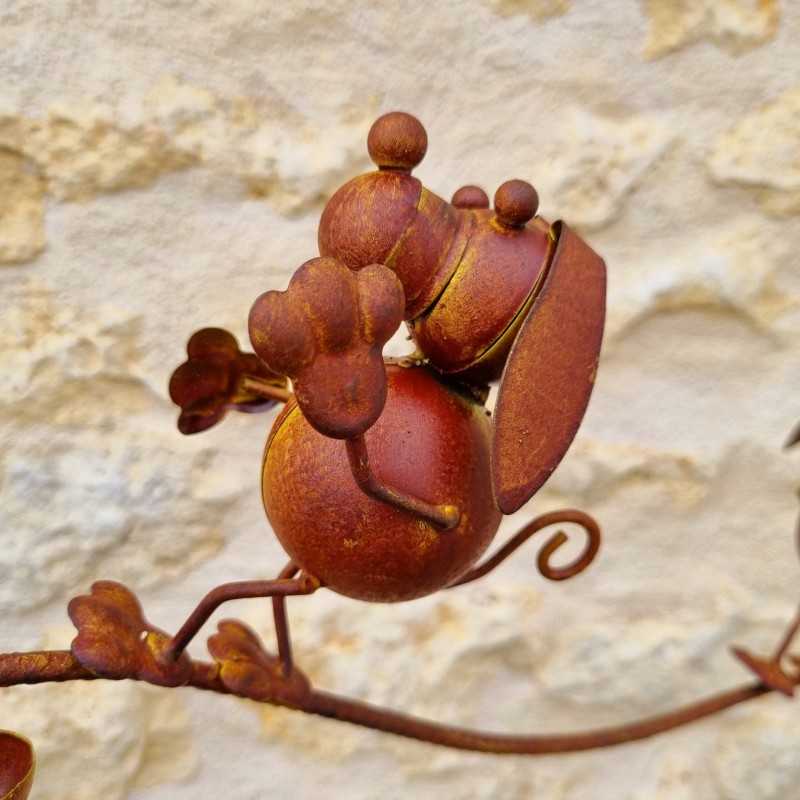 Gartendekoration Metall-Mobile Hunde. -LEZARD DU JARDIN