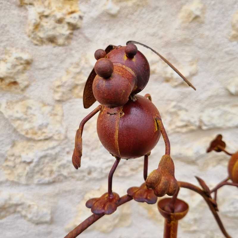 Gartendekoration Metall-Mobile Hunde. -LEZARD DU JARDIN
