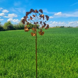 Dekorative Gartenwindmühle, Windmühle mit Wetterfahne zum Stecken Modell Falloux