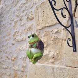 Hängender Frosch aus Harz