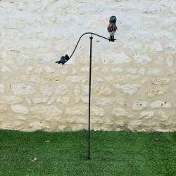 Gartenmobilé Vogel, Rückansicht