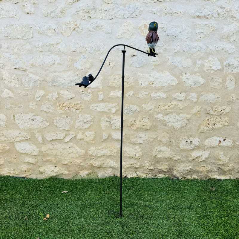 Gartenmobilé Vogel, Rückansicht