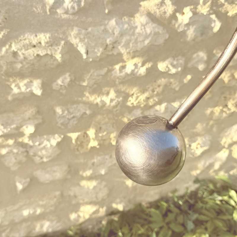 Mobile Edelstahl Schwalben – Design Gartenskulptur aus Metall – Lézard du Jardin