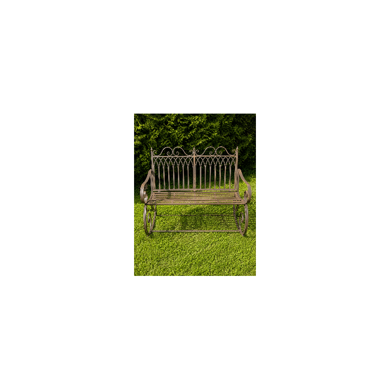 Garten-Schaukelbank – Frontalansicht