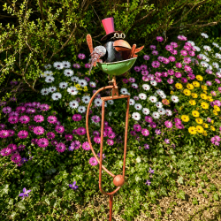 Garten-Mobile mit Pendel Krähe Steampunk