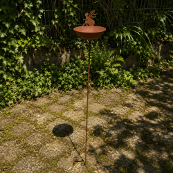 Feen-Vogelfutterstelle auf Gartenstab – 118 cm