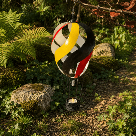 Korb für LED-Kerze der Heißluftballon-Laterne