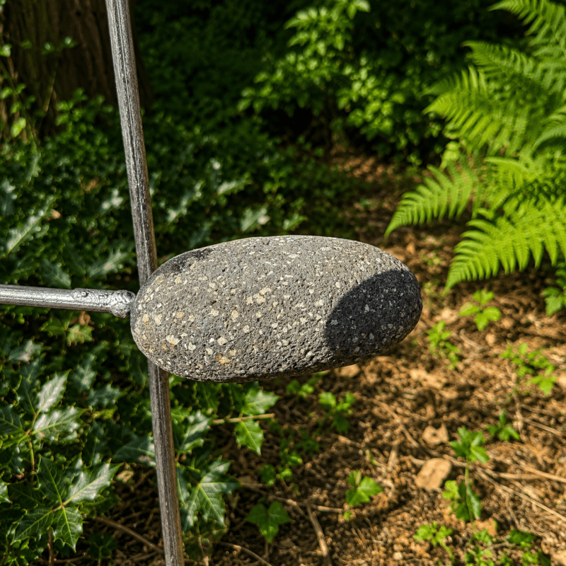 Mobiles Balancier Maus rot aus Metall