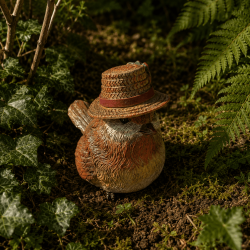 Kleine Vogelfigur für Garten und Veranda
