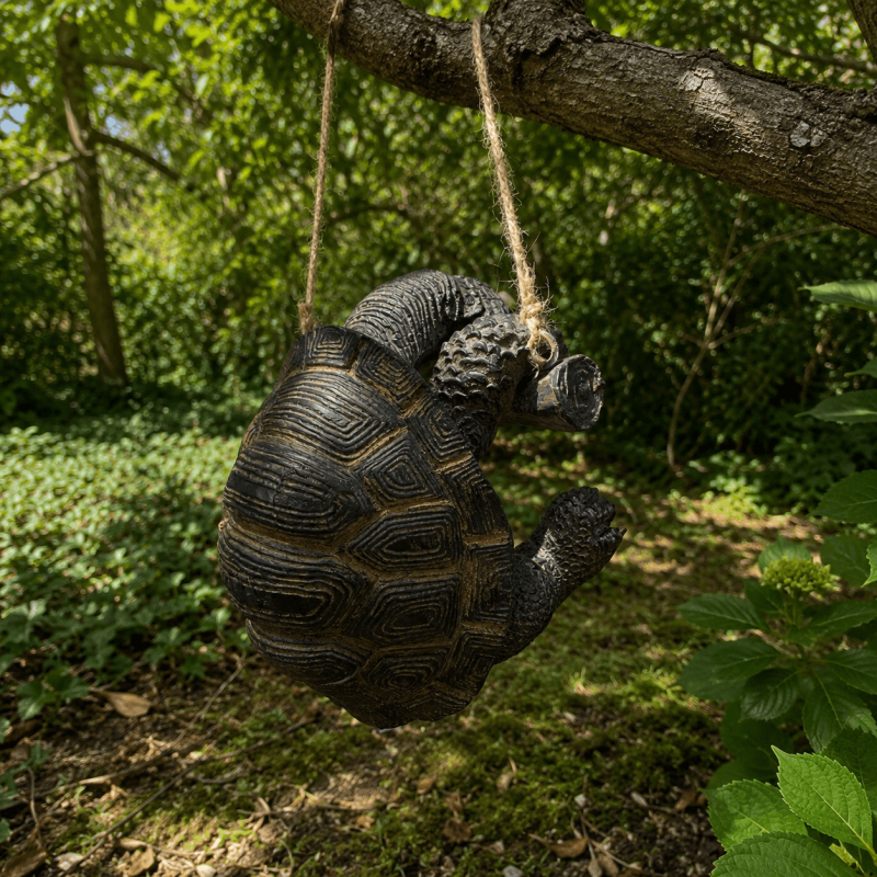 Strukturierter Panzer der hängenden Schildkröte