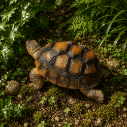 Realistische Schildkröten-Gartendekoration